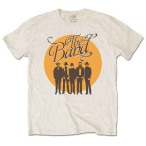 The Band - Circle Logo (Medium) Unisex Sand T-Shirt