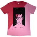 Miniatyrbild 3 av 4: David Bowie - Aladdin Sane Uni Red Dip-Dye