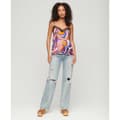 Miniatyrbillede 3 af 4: Superdry Bluse Studios Satin Cami Flerfarvet M Kvinde