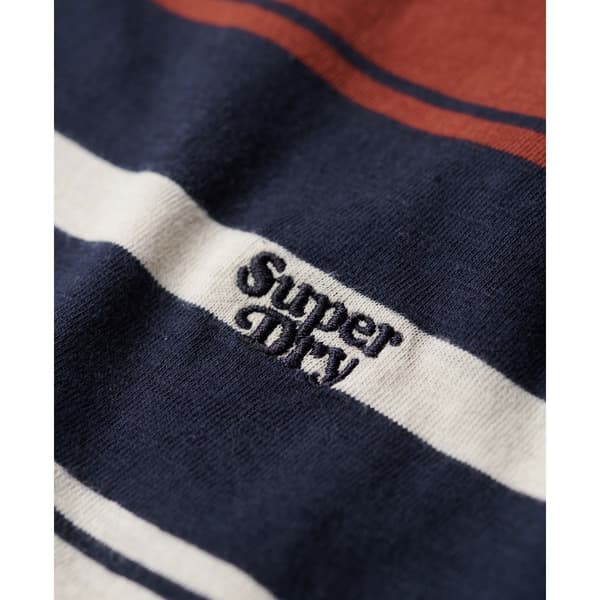 Superdry Kortärmad T-shirt Med Rund Hals Relaxed Fit Stripe Flerfärgad XL Man