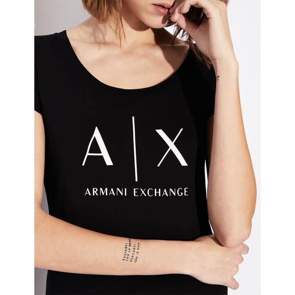 Armani Exchange Kortærmet T-shirt 8nyt70_yj16z Sort L Kvinde