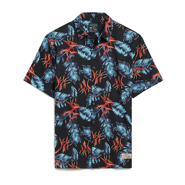 Superdry Kortærmet Skjorte Hawaiian Flerfarvet M Mand