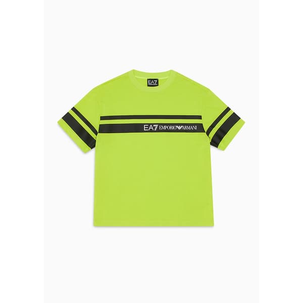 Ea7 Emporio Armani Kortärmad T-shirt 3dbt58_bj02z Gul 12 Years Pojke