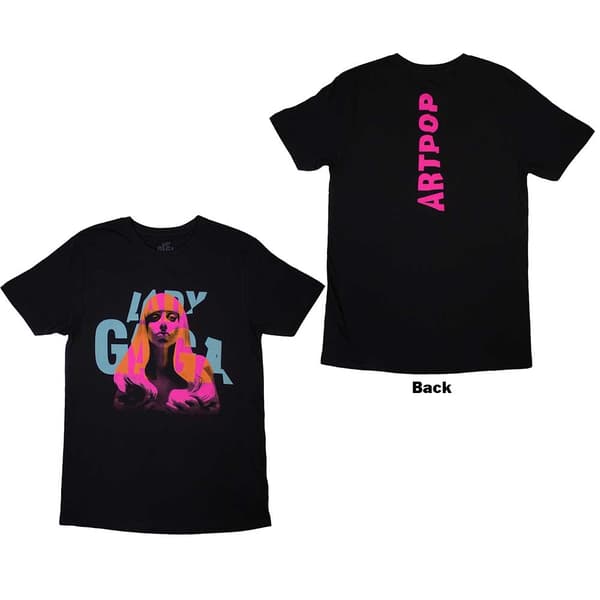 Lady Gaga Unisex T-Shirt: Artpop Cover (Back Print) (XX-Large)