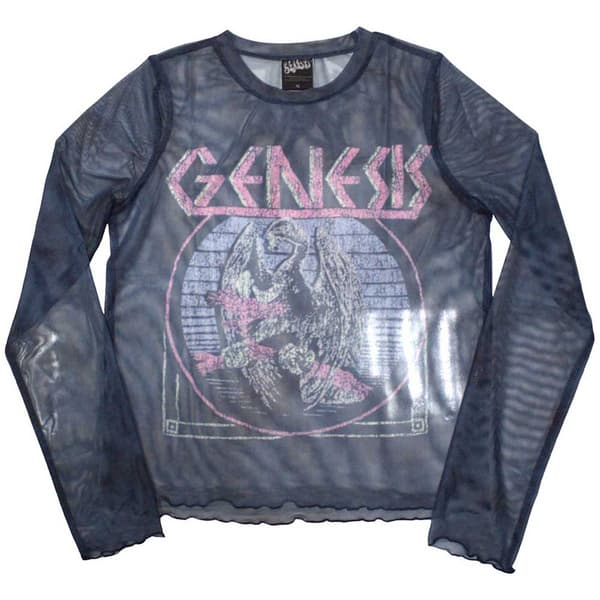 Genesis Ladies Long Sleeve T-Shirt: Bird Hand (Mesh) (Large)