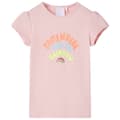 Miniatyrbild 1 av 7: T-shirt för barn ljusrosa 104