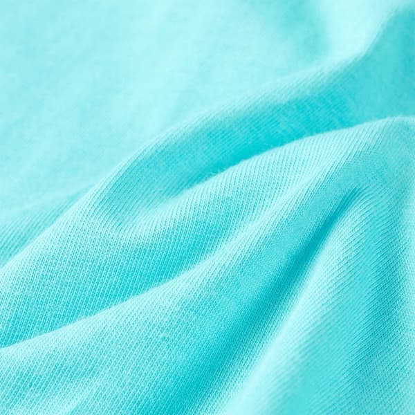 T-shirt med korta ärmar för barn aqua 140