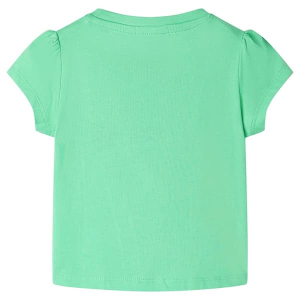 T-shirt för barn ljusgrön 92