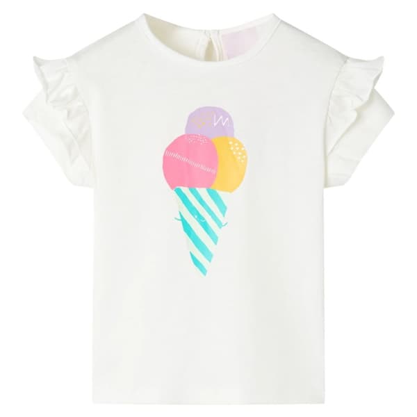 T-shirt för barn ecru 116