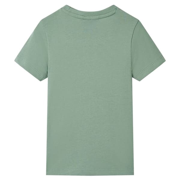 Lasten lyhythihainen T-paita khaki 140