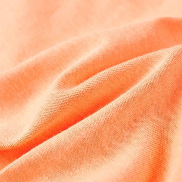 T-shirt med korta ärmar för barn neonorange 128