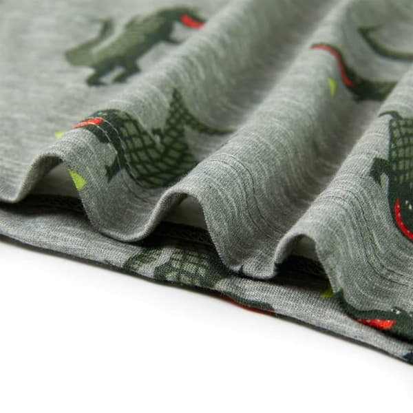 T-shirt för barn khaki melange 128