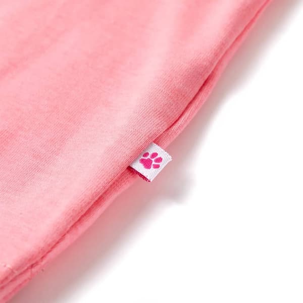 Lasten T-paita kirkas pinkki 116