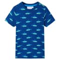 Miniatyrbillede 1 af 7: T-shirt til børn str. 92 mørkeblå