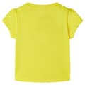 Miniatyrbild 2 av 7: T-shirt för barn gul 116