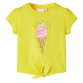 Miniatyrbild 1 av 7: T-shirt för barn gul 116