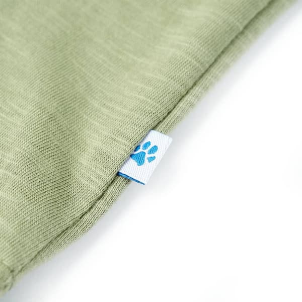 T-shirt för barn ljus khaki 128
