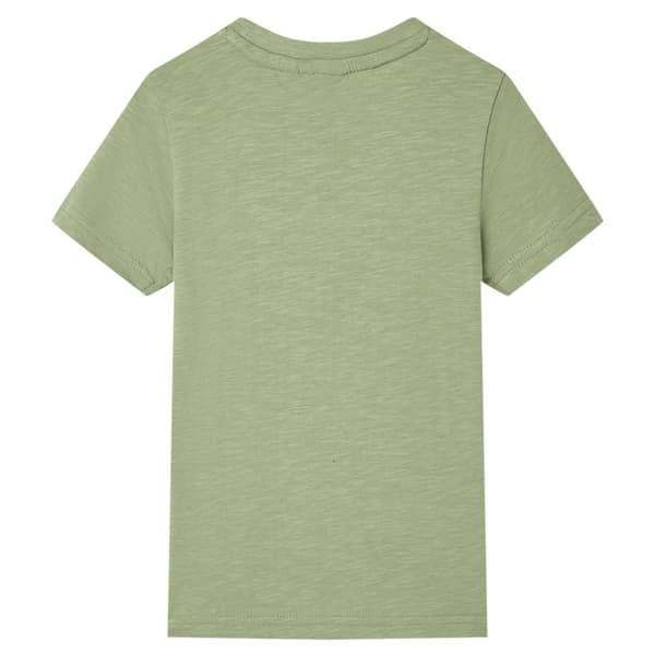 T-shirt för barn ljus khaki 128