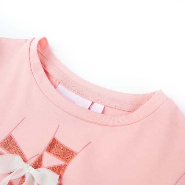 T-shirt för barn rosa 116