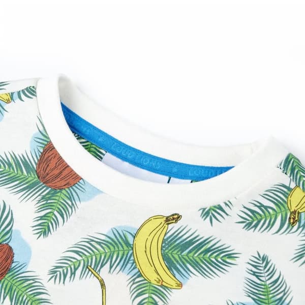 T-shirt med korta ärmar för barn flerfärgad 116