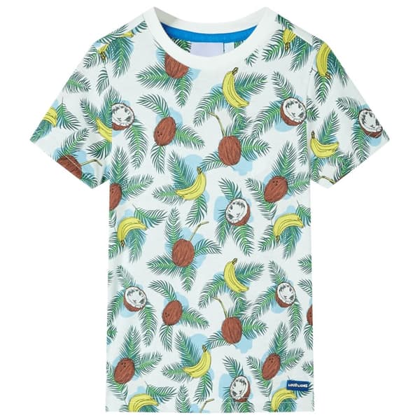 T-shirt med korta ärmar för barn flerfärgad 116