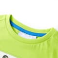 Miniatyrbild 3 av 7: T-shirt med korta ärmar för barn limegrön 128