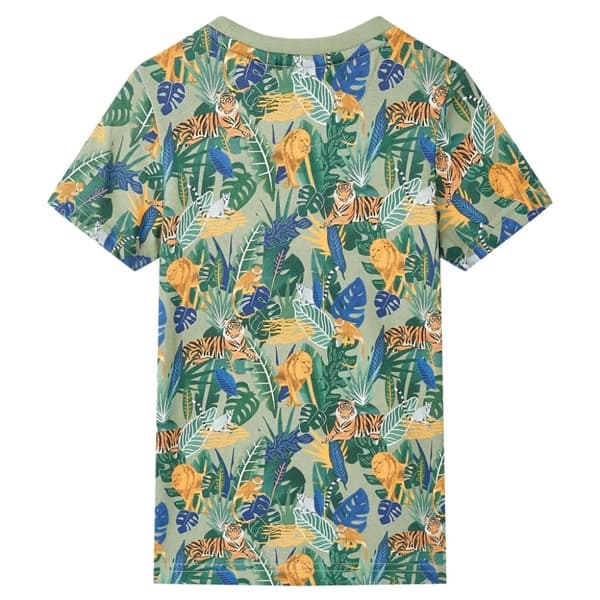 T-shirt med korta ärmar för barn flerfärgad 140