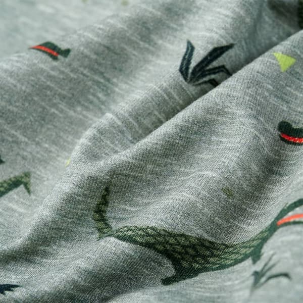 Sweatshirt til børn str. 104 lys kakimeleret