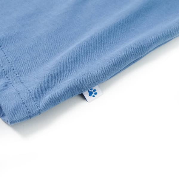 T-shirt för barn mellanblå 92