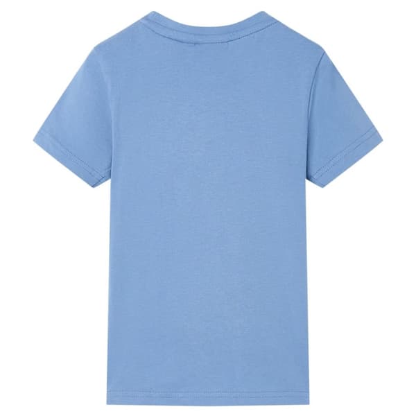 T-shirt för barn mellanblå 92