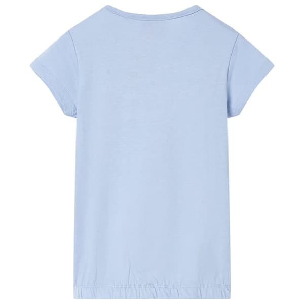 T-shirt til børn str. 92 blå
