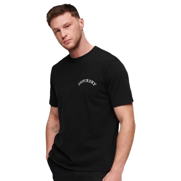 Superdry Kortärmad T-shirt Tattoo Graphic Loose Svart L Man