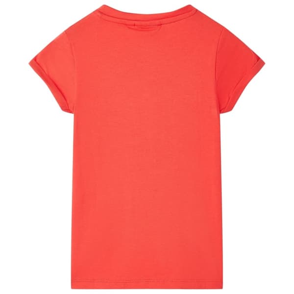 T-shirt för barn röd 128