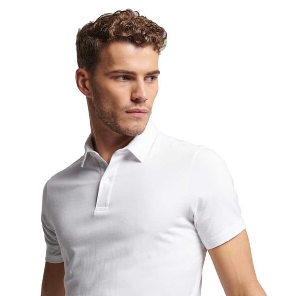 Superdry Långärmad Piké Studios Jersey Vit 2XL Man