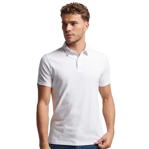 Superdry Långärmad Piké Studios Jersey Vit 2XL Man