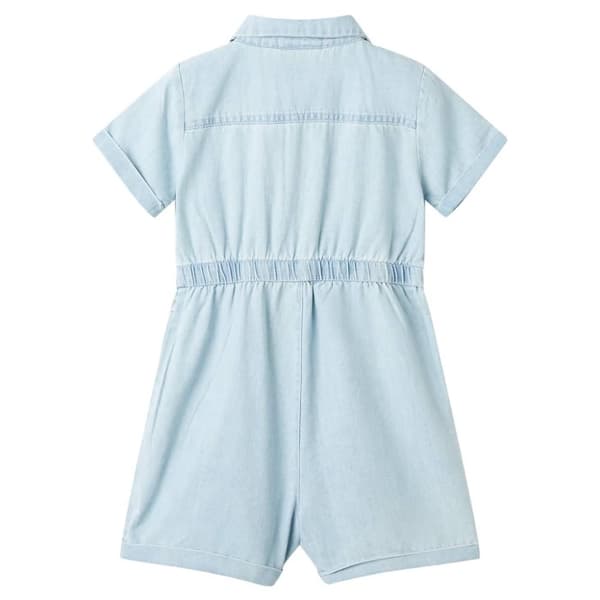vidaXL Onesie til børn str. 104 med korte ærmer lyseblå
