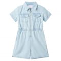 Miniatyrbillede 1 af 8: vidaXL Onesie til børn str. 104 med korte ærmer lyseblå