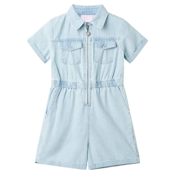 vidaXL Onesie til børn str. 92 med korte ærmer lyseblå