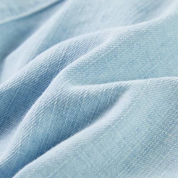 vidaXL Onesie for barn med korte ermer myk blå 116