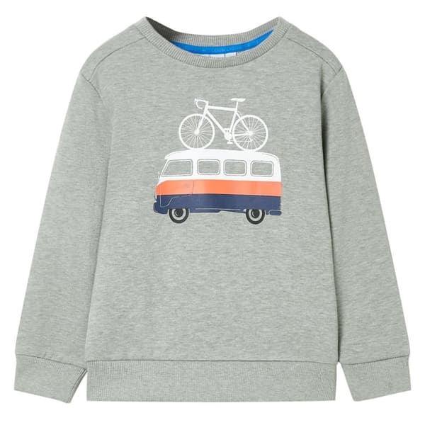 vidaXL Barntröja ljus khaki melange 128