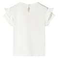 Miniatyrbild 2 av 7: vidaXL T-shirt för barn ecru 116