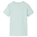 Miniatyrbild 2 av 7: vidaXL T-shirt för barn med ränder ljus mintgrön 92