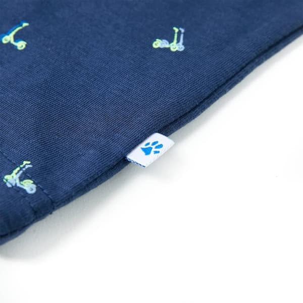 vidaXL T-shirt för barn mörkgrå 140