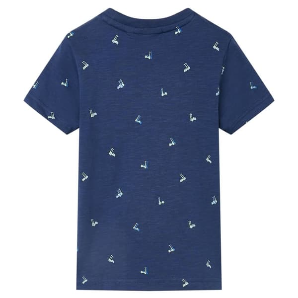 vidaXL T-shirt för barn mörkgrå 140