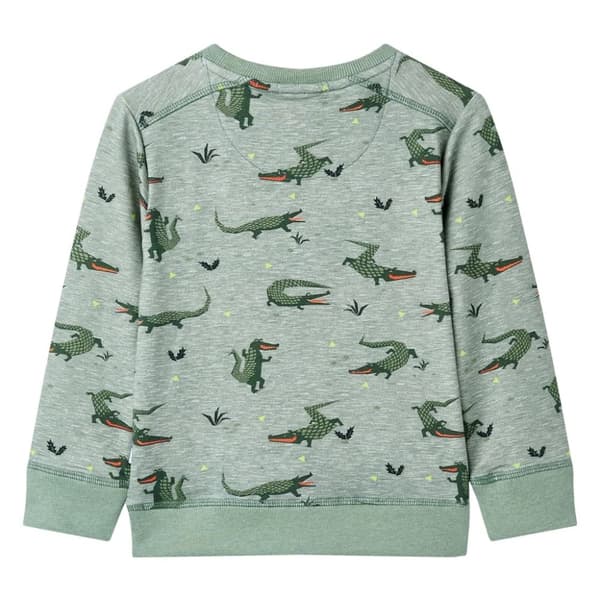 vidaXL Lasten collegepaita meleerattu vaalea khaki 128
