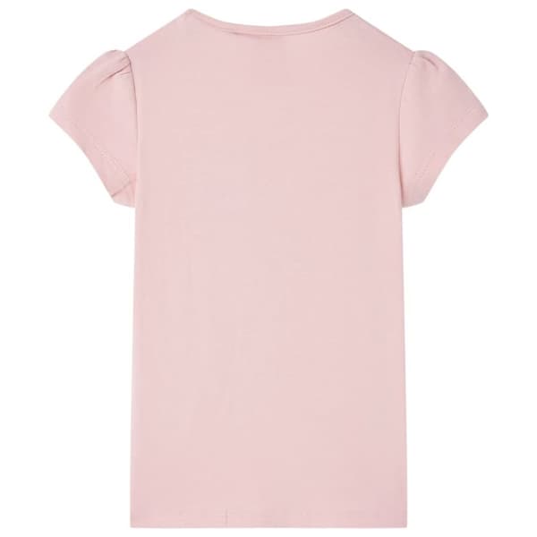 vidaXL T-shirt til børn str. 128 lyserød