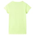 Miniatyrbillede 2 af 7: vidaXL T-shirt til børn str. 116 gul