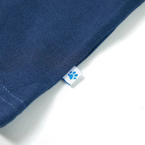 vidaXL Poloshirt til børn str. 128 mørkeblå