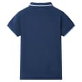 Miniatyrbillede 2 af 7: vidaXL Poloshirt til børn str. 128 mørkeblå