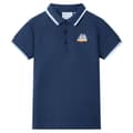 Miniatyrbillede 1 af 7: vidaXL Poloshirt til børn str. 128 mørkeblå